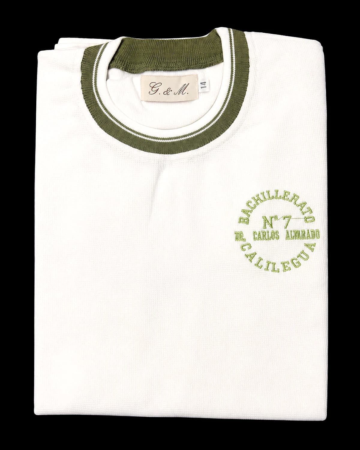 Remera completa del Bachillerato Provincial N° 7 de Calilegua